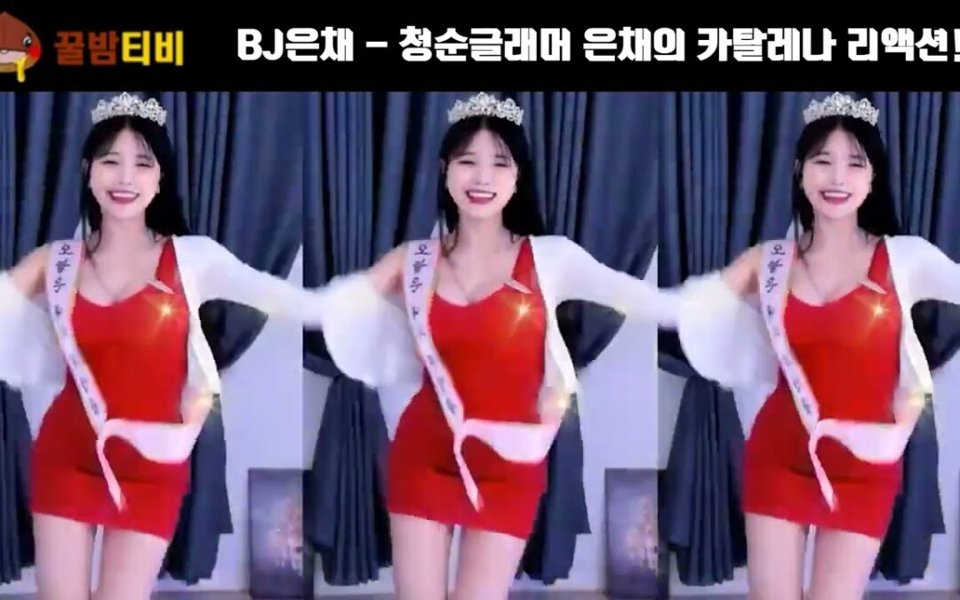 bj은채 청순글래머 카탈레나 리액션