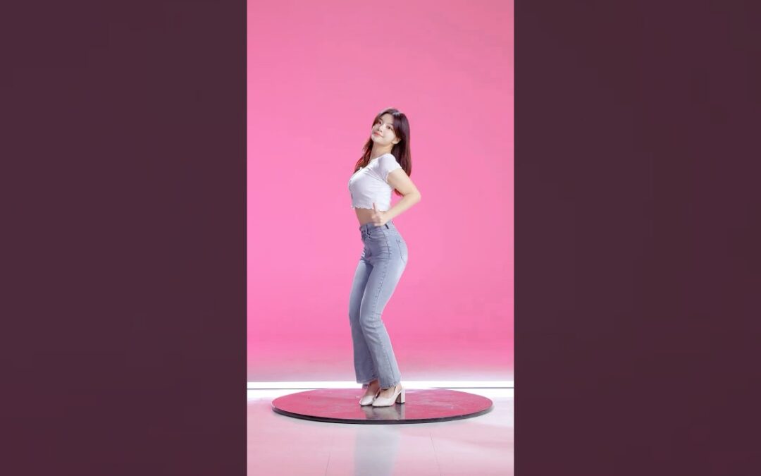 터미널 댄스 챌린지 청바지 그녀